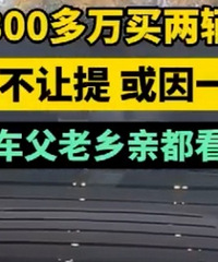 男子300多万买俩路虎,提车被拒!