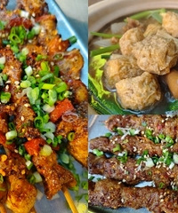 这家社区小店羊肉煲好吃,烧烤也很惊艳