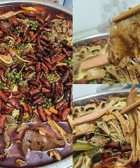 自制家庭豪华版毛血旺,太好吃了!