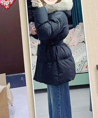 看看我买的朗姿鹅绒羽绒服留不留啊?等了接近一个月终于发货了