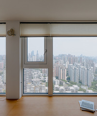 爆改70㎡小两室高楼层,收获超宽城市风景
