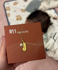 太美了,周生生黄金羽毛!唯品会周生生大牌日果断下手