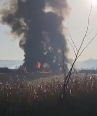 韩国客机起火28人死亡