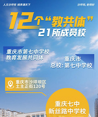 沙区打造12个“教共体”!一中,南开系更多了