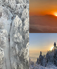 350全包2日大巴团,瓦屋山耍雪归来