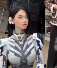女子假扮机器人回家被村里人介绍对象