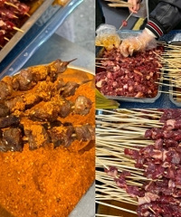 盒马这个烧烤还不错,新鲜牛肉现穿现烤