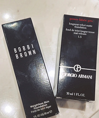 冲动了,把bobbibrown和阿玛尼新款粉底液都入了!