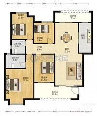 ��©��������ξ�װ��4��147ƽ155��