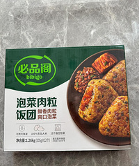山姆新品必品阁泡菜肉饭团买了,可以冲