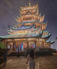 没有看成打铁花,下次再去走走看看
