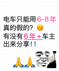 ������˵�糵ֻ����6-8�꣬��û�е糵��˾������˵��