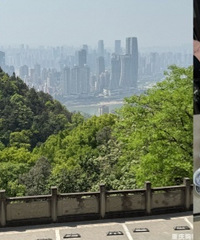 遛娃还可以这样玩儿,拿上作业在寺庙里写,鸡眼睛