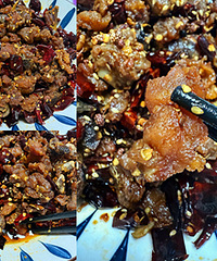 网友推荐的辣子鸡,肉很多很酥香,正宗