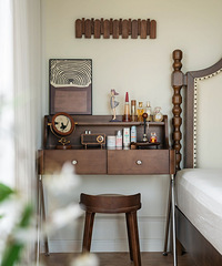 摆上梳妆台后,我的法式主卧五脏俱全了!