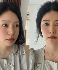 纹眉后,感觉自己连面相都变了