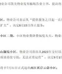 这么多物业宣布退场,那些无脑跟风业委会的业主赢了