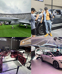 2025年重庆车展,同歼10C互动