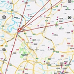 网传江北机场新航线图