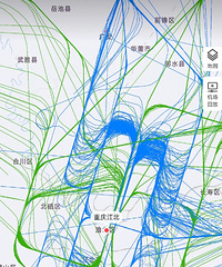重庆机场空域大解放!航路调整前后图对比