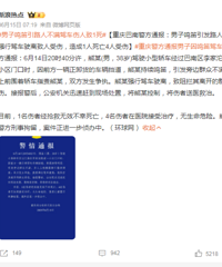 巴南撞人致1人死亡4人受伤,是论坛发过的融汇半岛市政道路纠纷