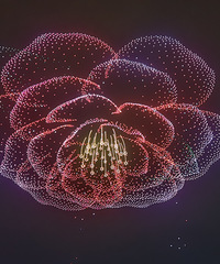 半个主城人都来南滨路看无人机表演