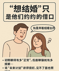 “想结婚”只是他们“想约”的借口,请远离聊骚男