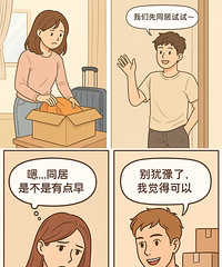 我们先同居试试”——他真的是在试,还是在耗你?