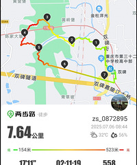 周末约上朋友一起徒步双碑千佛涯,还遇到一只很听话的旺财