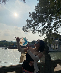 去北京旅游掏空了我的腰包,不过还是开心的路很平,可以骑车车