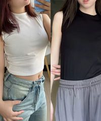 自带胸垫的背心好方便