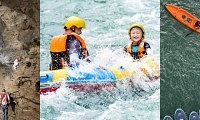 飞拉达、漂流、桨板,娃喜欢的一次耍安逸