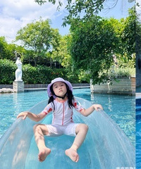 反向遛娃:夏天泡温泉又可以玩水又不用担心感冒