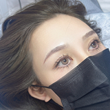 纹眉后,素颜也超自信