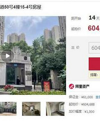 “重庆姐弟坠亡案”涉事房产拍卖