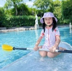 夏天带孩子温泉耍水