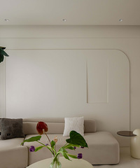 125㎡九里晴川奶油风,干净素雅才是高颜值的秘诀