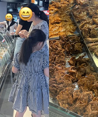 下班后的重庆人把超市当成家庭食堂