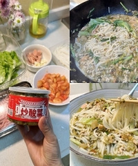 盒马炒酸菜米线,酸甜开胃还管饱