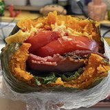 200大卡的南瓜汉堡