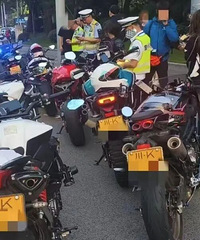 严厉打击摩托车“飙车炸街”