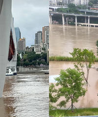 涨水了!主城迎来洪峰过境