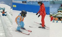 国庆滑雪、打雪仗、雪地碰碰圈,娃儿超喜欢
