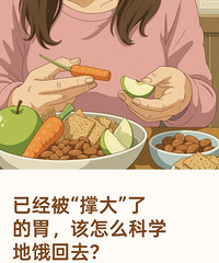 我来说说,已经被“撑大”了的胃,该怎么科学地饿回去