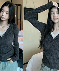 今年很火的灰色打底衫,上身好看才59