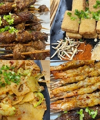 大竹林这家烧烤越开越大,生意确实好