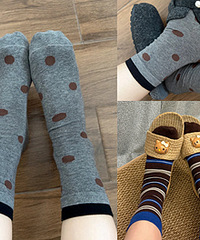 好喜欢这双5块钱的波点袜子,太好看辣