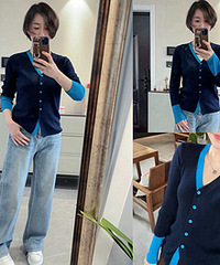 大龄姐姐跟风成功,这款针织衫气质显白