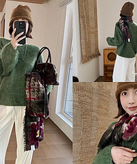 秋冬就要穿拉毛衫,穿出去耍保暖又出片