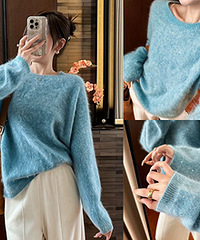 超爱这件星空拉绒衫,软糯亲肤还很气质